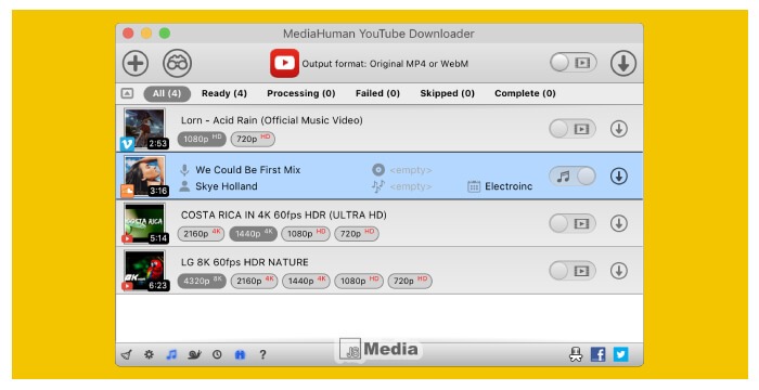 Keunggulan MediaHuman YouTube DownLoader