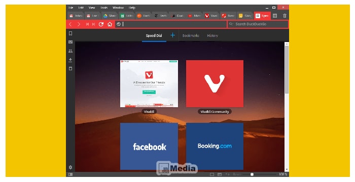 Fitur Utama pada Vivaldi Browser