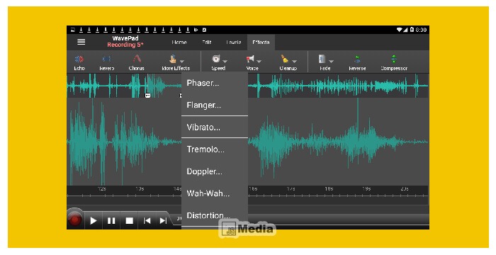 Keunggulan WavePad Audio Editing