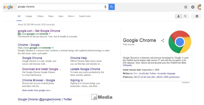 Fitur dari Google Chrome