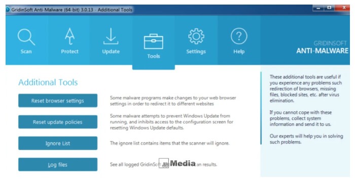 Fitur Gridinsoft Anti-Malware