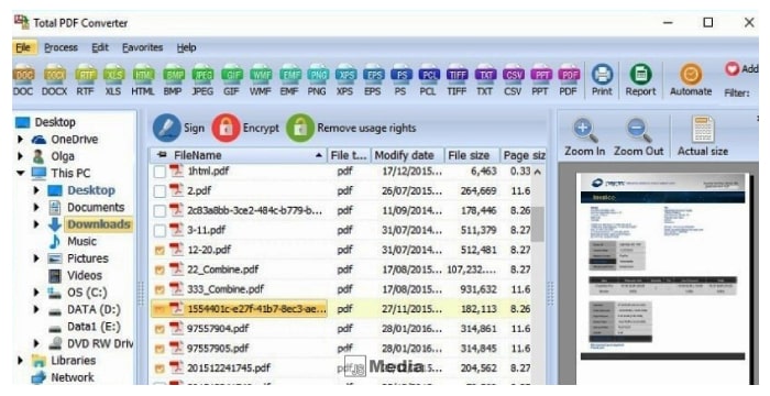 Fitur Total PDF Converter