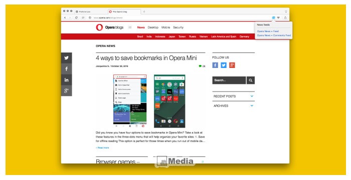 Fitur Opera Browser