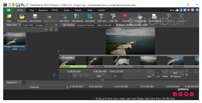 Mengenal VideoPad Video Editor 