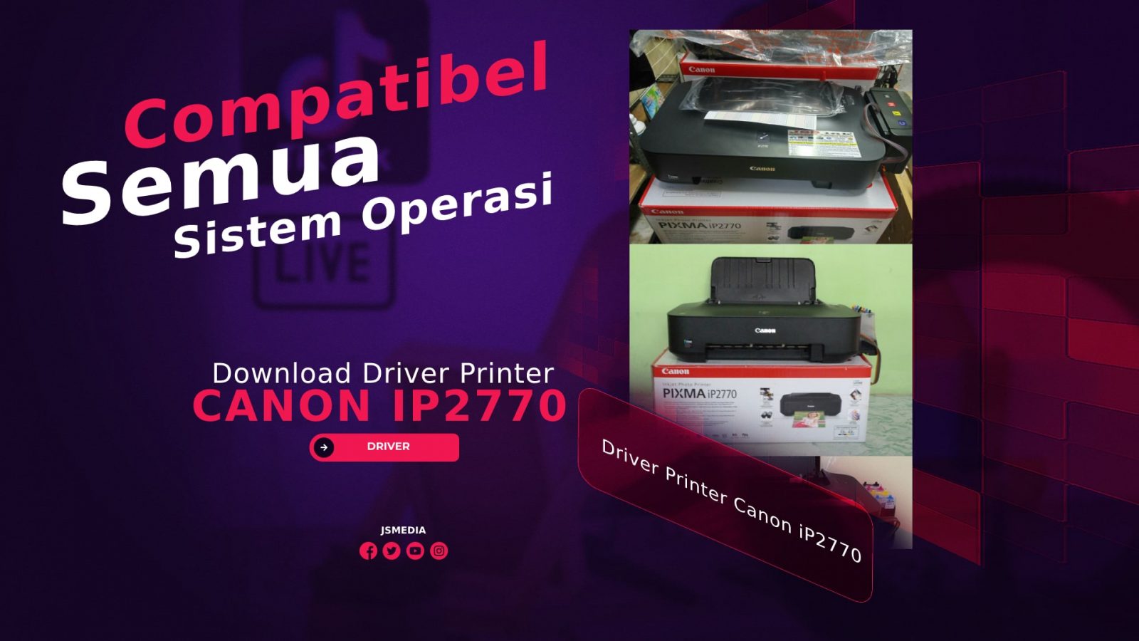 Download Driver Printer Canon iP2770, Compatibel Semua OS