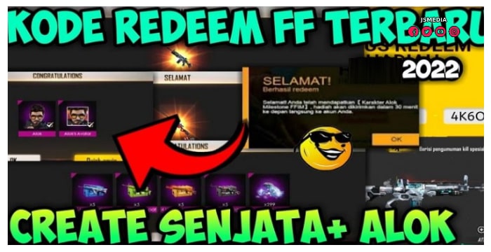 Kode Redeem FF Yang Belum Dipakai Terbaru 2022