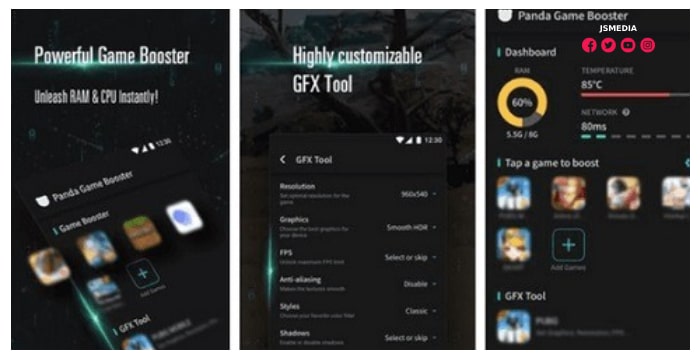 Fitur Panda Game Booster Terbaru