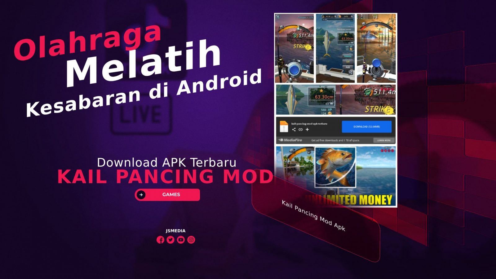 Download Kail Pancing Mod Apk, Olahraga Melatih Kesabaran