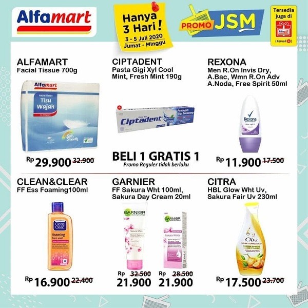 JSM Alfamart 3 Juli 2020 Promo Terbaru Hari Ini!