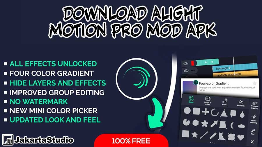 Download Alight Motion Pro Mod APK, Aplikasi Edit Video Free Fire