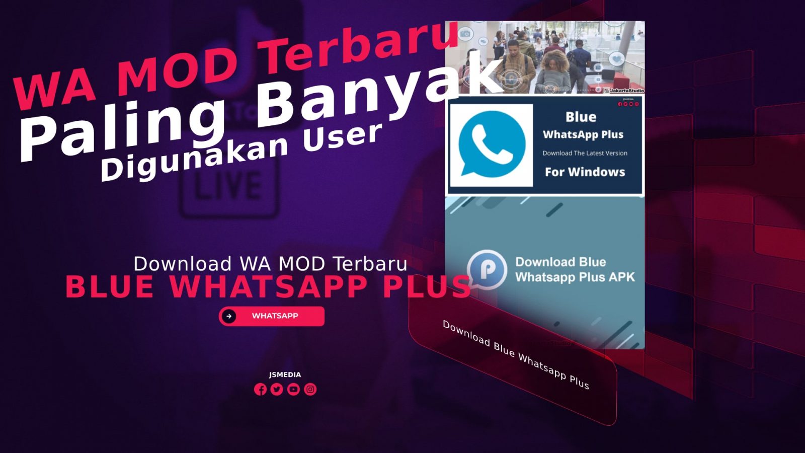 WA Mod: Download Blue Whatsapp Plus APK Terbaru