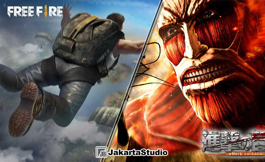 Bocoran Kolaborasi Free Fire x Attack on Titan