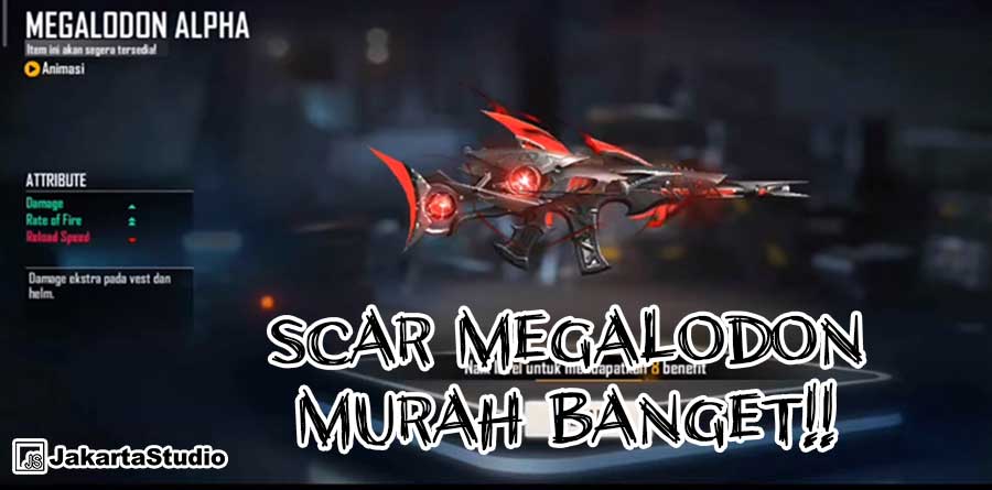 Cara Mendapatkan Skin Scar Megalodon