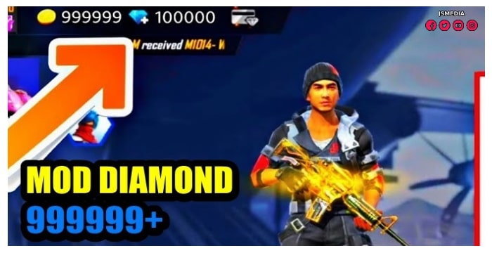 Download Free Fire MOD Diamond 999999