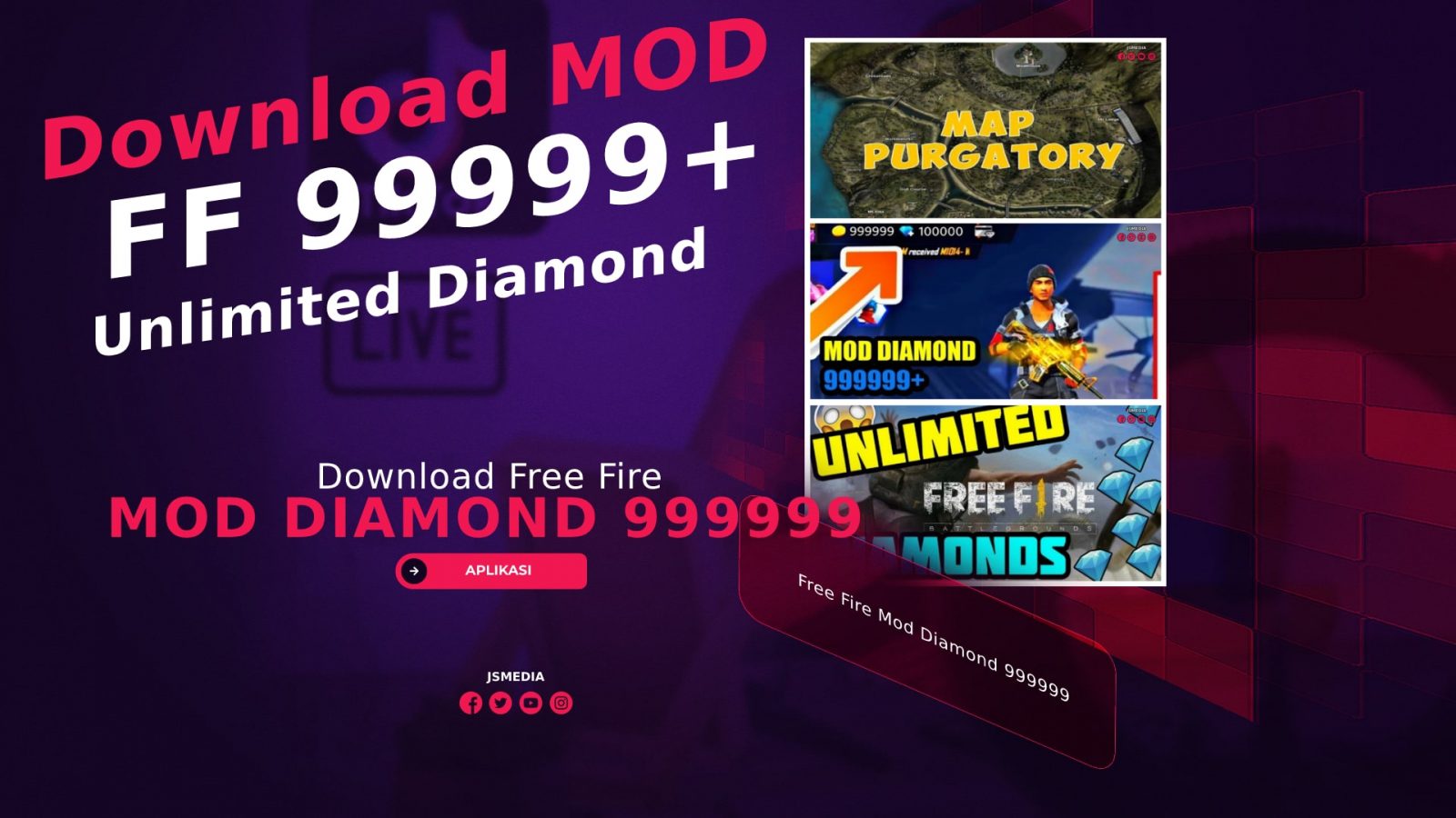 Download Free Fire Mod Diamond 999999 Terbaru 2022