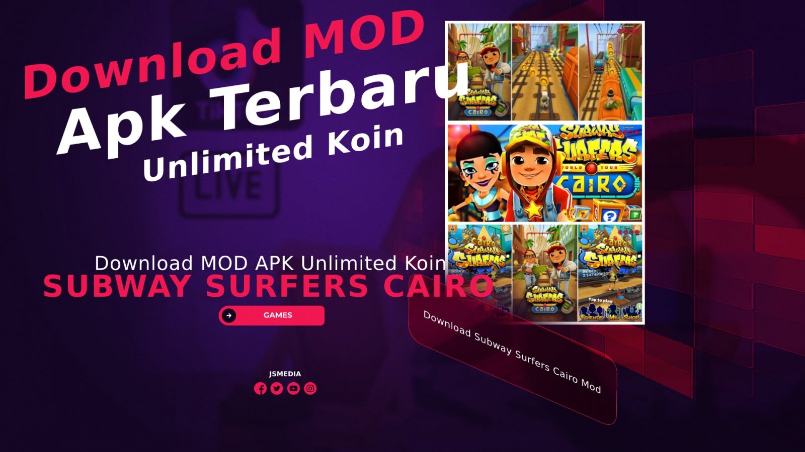 Download Subway Surfers Cairo Mod Apk Terbaru 2021