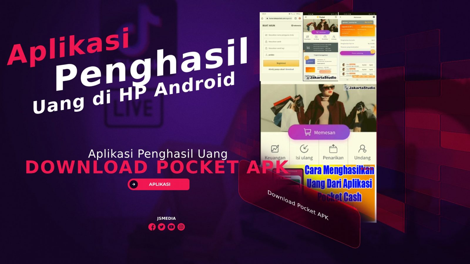 Download Pocket APK, Aplikasi Penghasil Uang di HP Android