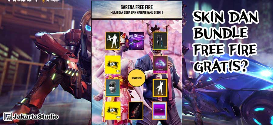 luckyspinff2021 berhadiah skin bundle gratis