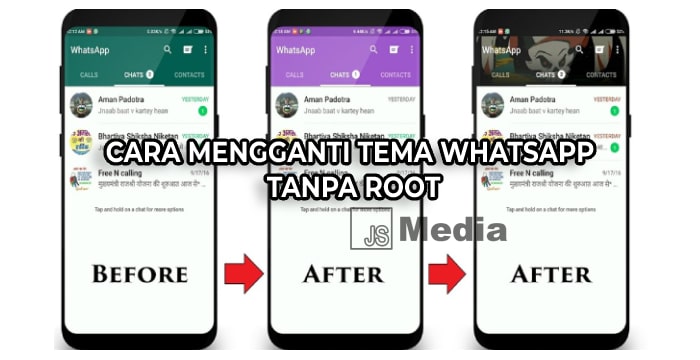 Cara Mengganti Tema WhatsApp Tanpa Root