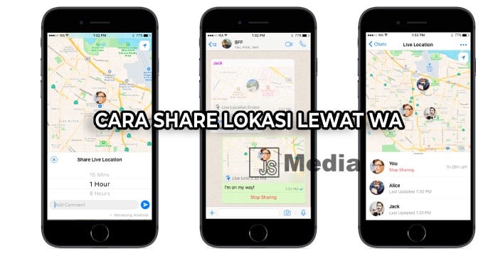 Cara Share Lokasi Lewat WA