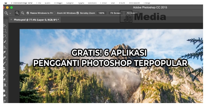 Gratis! 6 Aplikasi pengganti Photoshop Terpopular