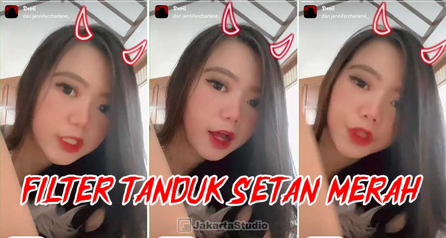 Nama Filter Tanduk Setan Merah IG