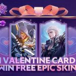 Skin Epic Gratis Valentine Event Card Flip MLBB