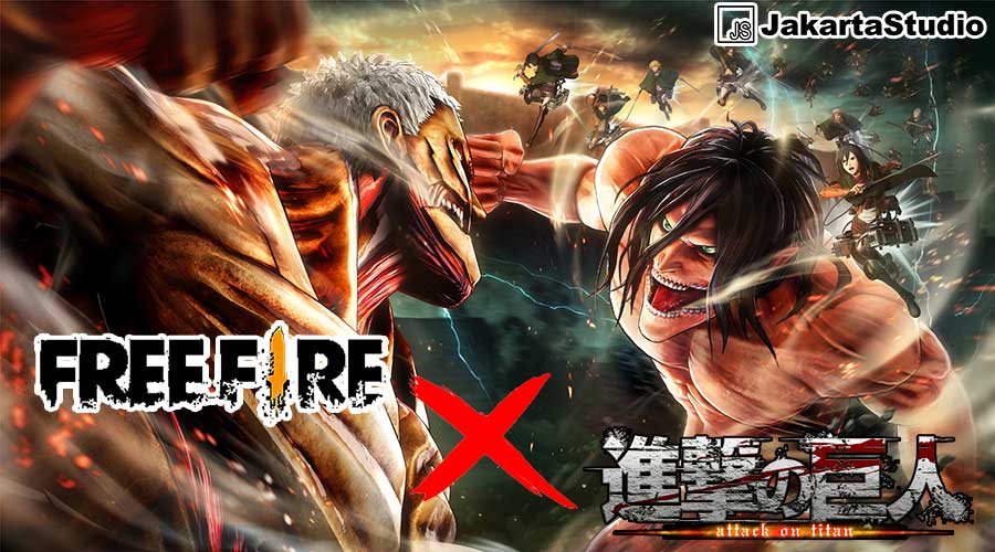 Skin Kolaborasi Free Fire x Attack on Titan