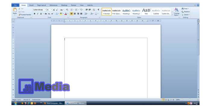 Cara Membuat Makalah Di Microsoft Word 2010