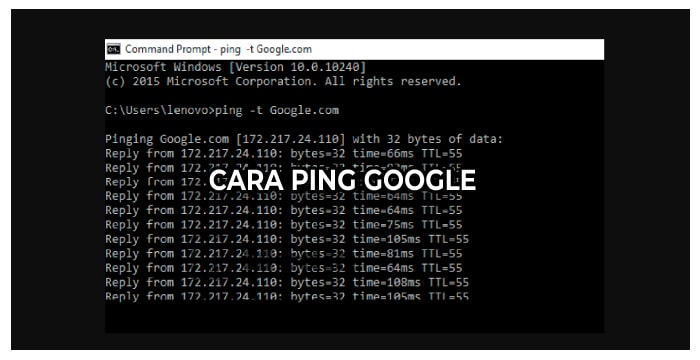 Test Koneksi! Inilah 5 Cara Ping Google di PC dan Android