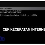 Cek Kecepatan Internet CMD