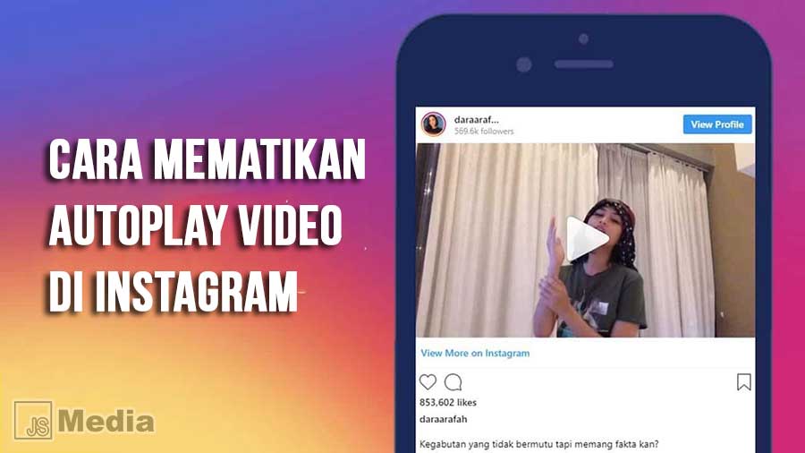 Cara Mematikan Autoplay Video Instagram