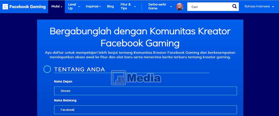 Cara Mendapatkan Uang Dari Live Streaming Facebook Gaming