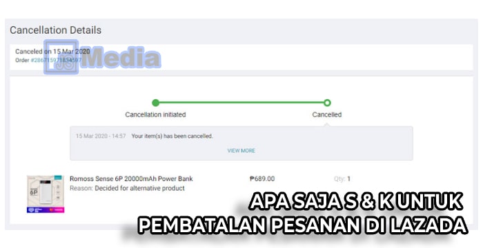 Cara Membatalkan Pesanan Di Lazada Yang Sudah Diproses