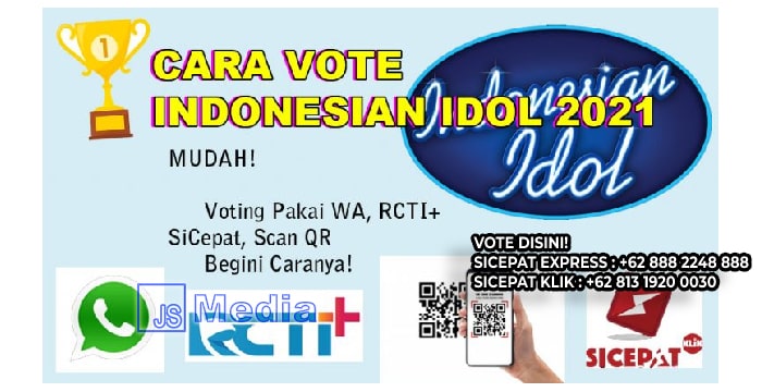 3 Cara Vote Indonesian Idol Gratis via RCTI+, SiCepat dan WA