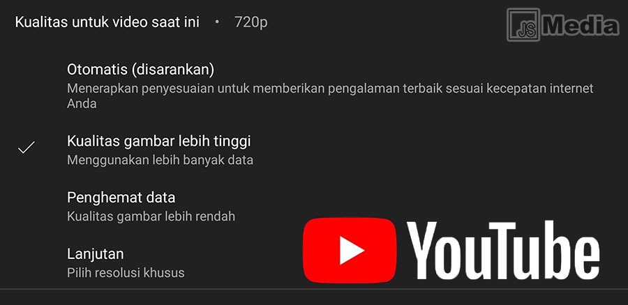 Cara Mengembalikan Tampilan Resolusi Youtube