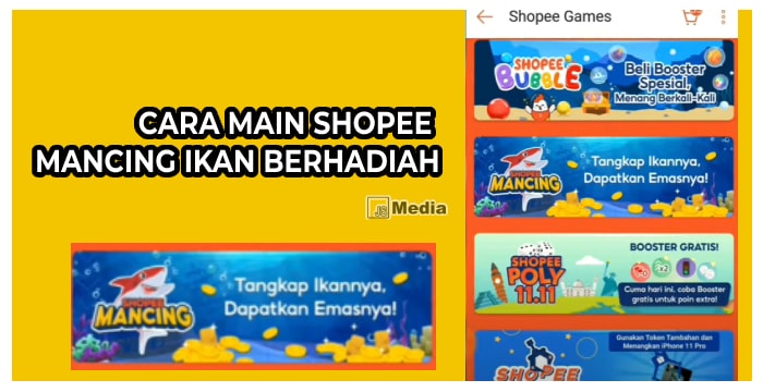 Cara Main Shopee Mancing Ikan Berhadiah