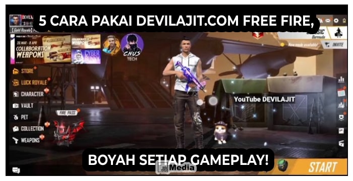 5 Cara Pakai Devilajit.Com Free Fire, Boyah Setiap Gameplay!