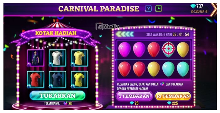 Cara Ikut Carnival Paradise FF