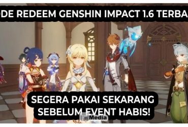 Kode Redeem Genshin Impact 1.6 Terbaru, Segera Pakai Sekarang!