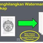 Cara Menghapus Watermark PDF Terlengkap, Bisa Hapus Hingga Puluhan Halaman