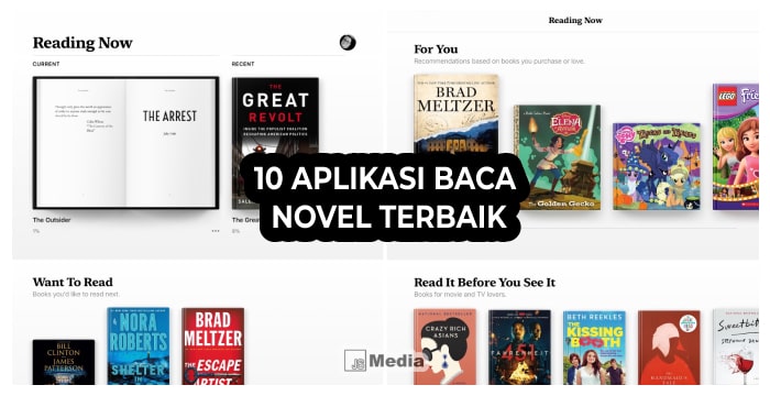 10 Aplikasi Baca Novel Terbaik, Membaca Lebih Efisien dan Mudah