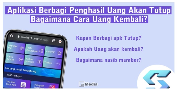 Aplikasi Berbagi Penghasil Uang Akan Tutup, Bagaimana Cara Uang Kembali?