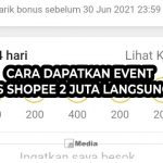 5 Cara Dapatkan Event Bonus Shopee 2 Juta, Beni Cara Ikutnya