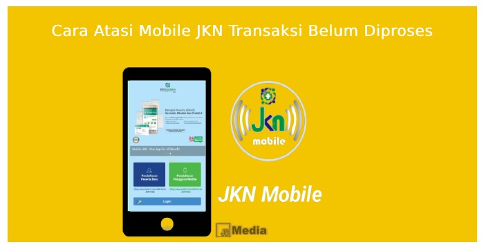 5 Cara Atasi Mobile JKN Transaksi Belum Dapat Diproses, Jangan Panik!