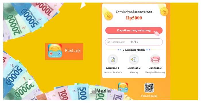 Cara Download Game Funluck apk, Langsung Dapat Uang