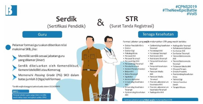 Fungsi Dan Kegunaan SERDIK Atau STR Untuk CPNS