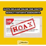 Kuota Belajar Online One Gratis 75 GB? Berikut Faktanya Sebenarnya