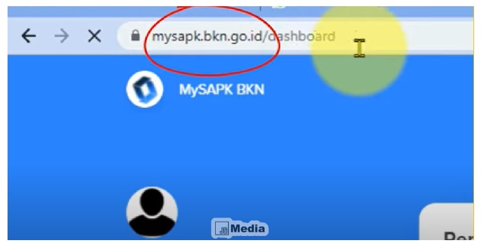 buka laman Website Resmi https://mysapk.bkn.go.id/