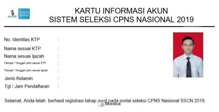10 Cara Cetak Kartu Informasi Akun Sscn Cek Juga Informasi Akun